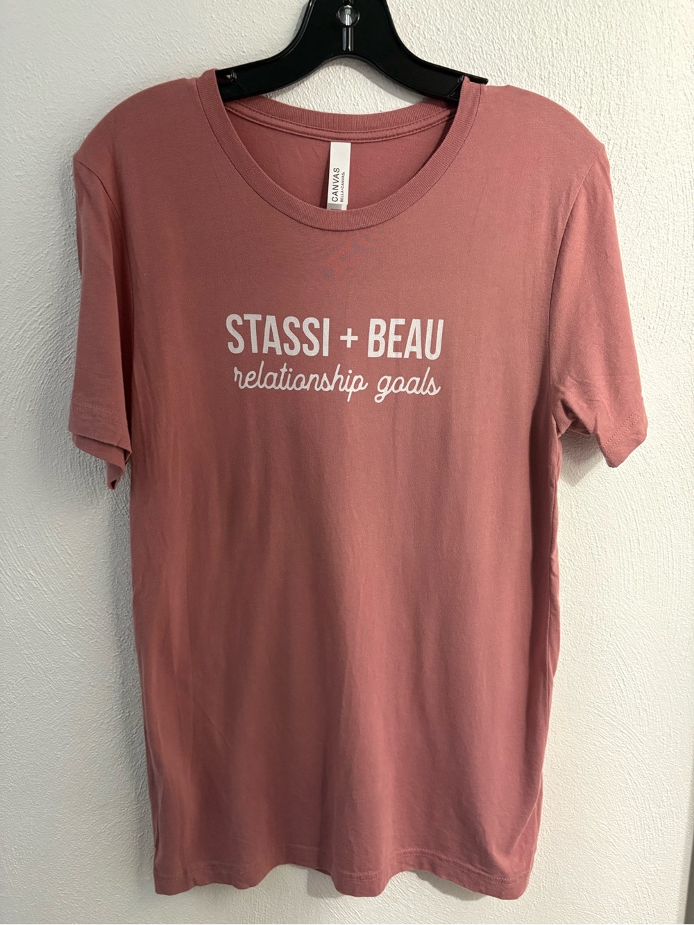 Stassi and Beau - Relationship Goals Graphic Tee - Rose Pink - House of Stassi